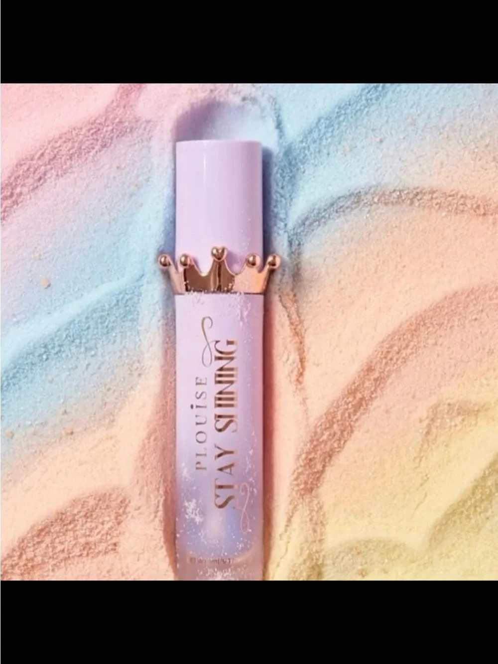 P. Louise Bad B*tch Energy Crystal Lipgloss Duo Rainbow Sherbet BNIB